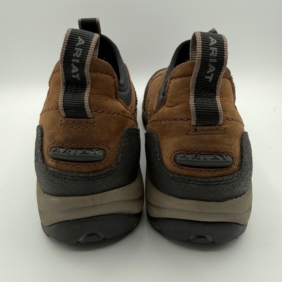 Ariat Terrain Ease H2O Boots Women 9.5 Brown Waterproof Pull-On Hiking Outdoor - Picture 3 of 9
